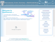 Tablet Screenshot of healthexcel.com